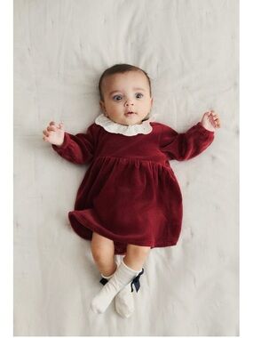 H&M Infant Cotton Velour Jumpsuit Dress
